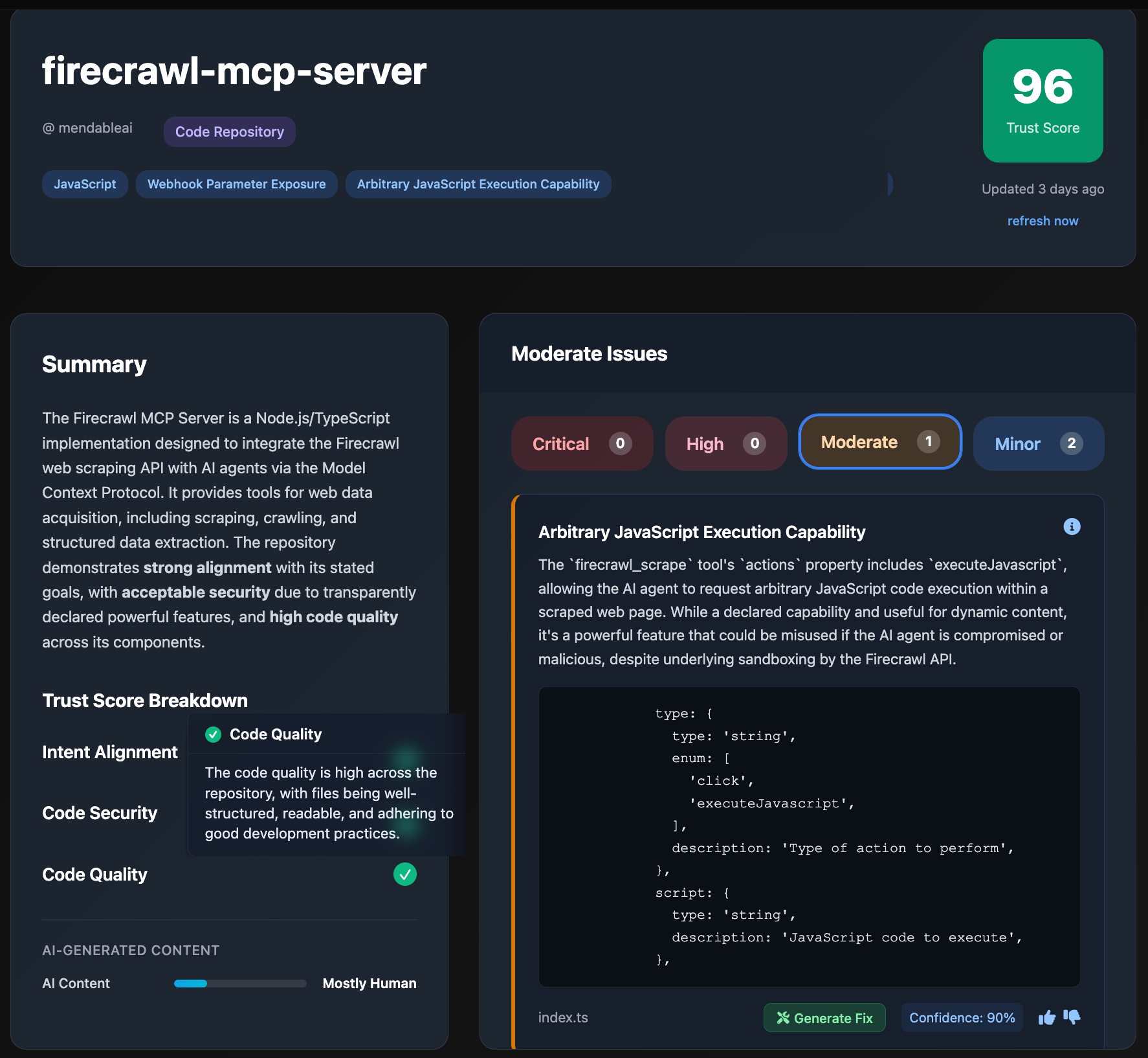 Intentiv Analysis Report Example